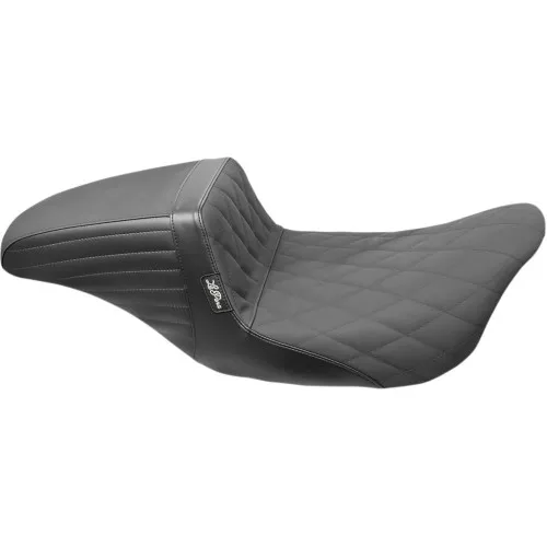 LePera Kickflip Daddy Long Legs Seat for 2008-2023 Harley Touring - Diamond Gripp Tape