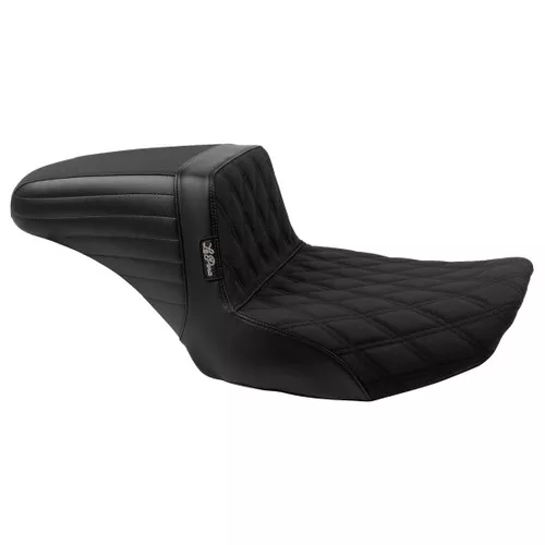 LePera Kickflip Seat for 2024-2025 Harley Touring* - Double Diamond / Gripp Tape