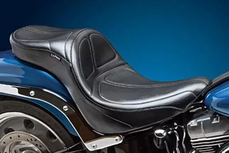 LePera Maverick Daddy Long Legs Seat for '06-Up FXST (exc. FXSTD, FXSTSSE) & '07-11 FLSTF w/ 200mm Tires