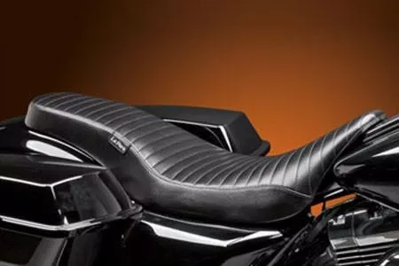 LePera Seats Cobra Full Seat for Harley Davidson Touring Models 2008-Up-Pleated (Not for '24-Up FLHX/FLTR Models)