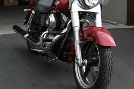 Lindby Front Multibarfor Dyna Switchback '11-15 -Gloss Black Powder Coated (Shown in Chrome)