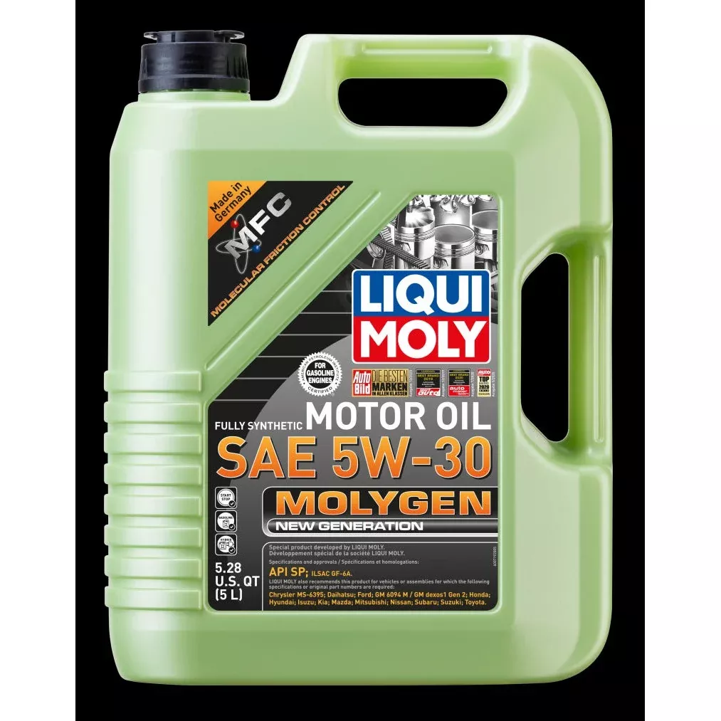 Liqui Moly 5L Molygen New Generation SAE 5W30 Motor Oil 20228