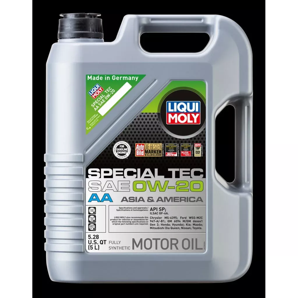 Liqui Moly 5L Special Tec AA SAE 0W20 Motor Oil 2208