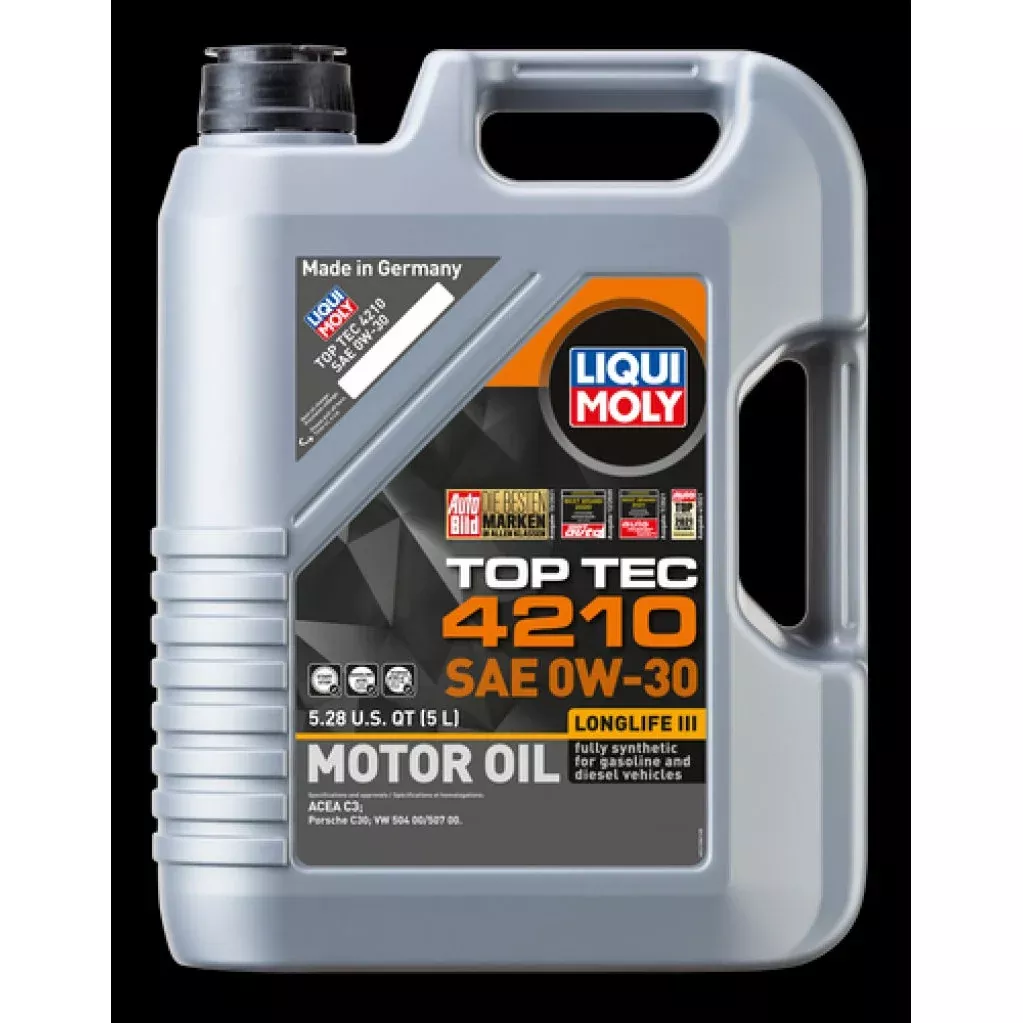 Liqui Moly 5L Top Tec 4210 SAE 0W30 Motor Oil 22158
