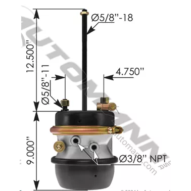 LONG ROD MAXI POT 12-1/2