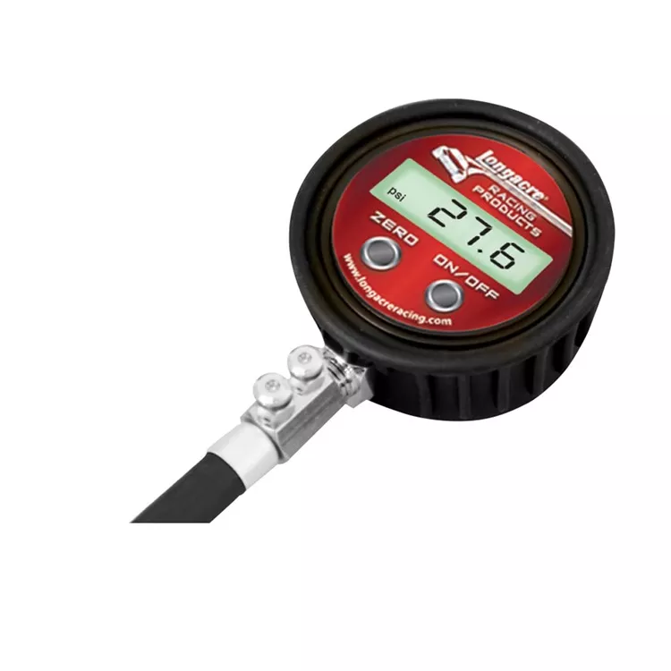 Longacre Pro Digital Tire Pressure Gauge (0-60 PSI) Dual bleed buttons For even faster setting at lower pressures
