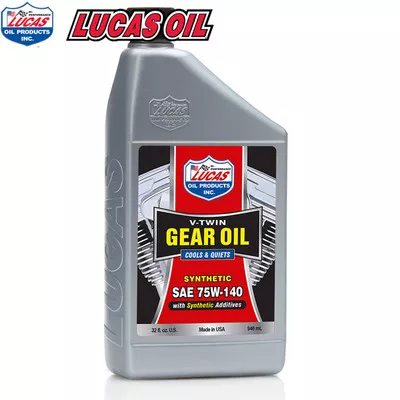 Lucas 75W140 Oil V-Twin Gear Oil Quart