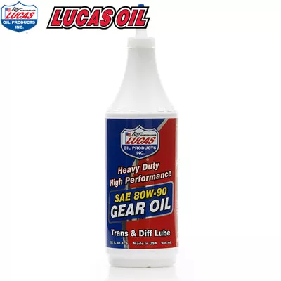 Lucas 80W90 Gear Oil Quart