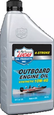 Lucas Outboard Engine Oil Synthetic 10W-40 1Qt - 10662