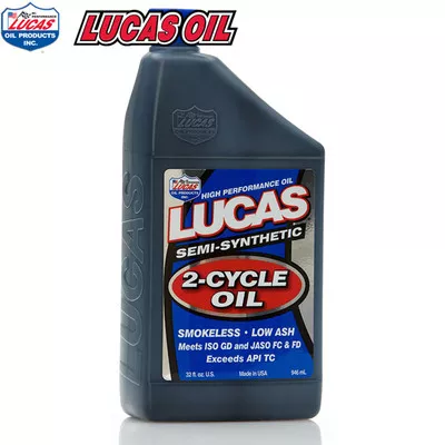 Lucas Semi-Synthetic 2-Cycle Oil Quart