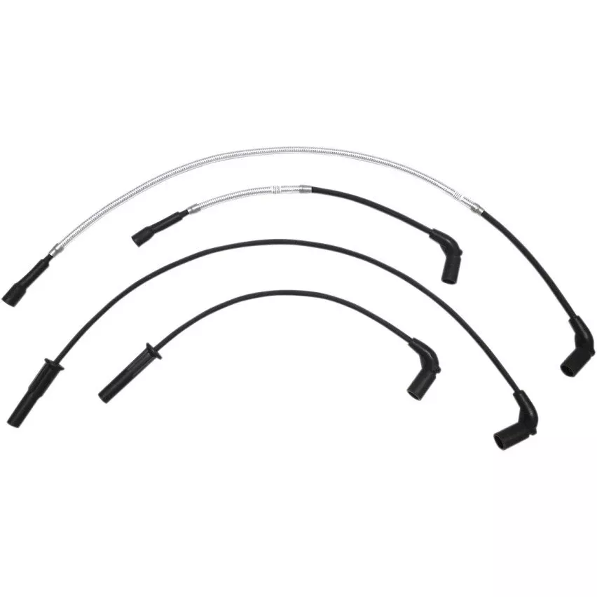 Magnum 3046C Sterling Chromite II Braided Spark Plug Wires Harley Touring 17-Up