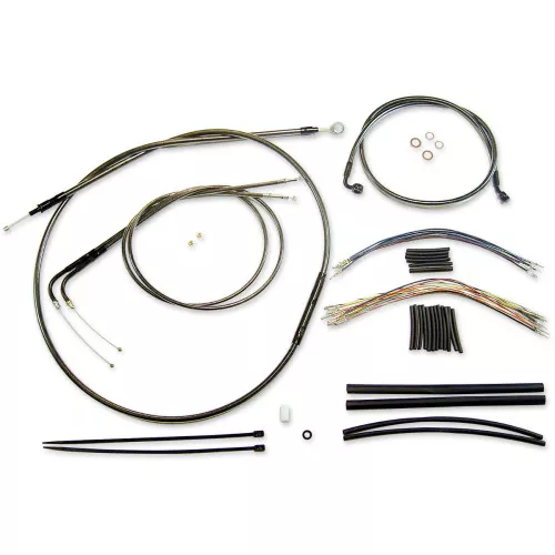 Magnum Black Pearl12"-14" Cable Kit for 2016-2017 FLS Slim w/o ABS