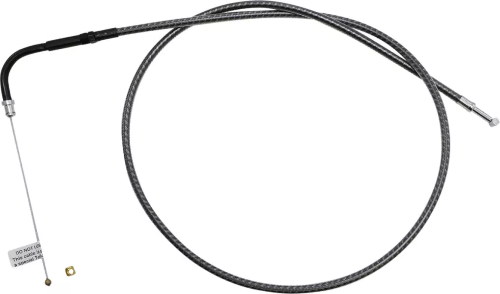 Magnum KARBONFIBR 38 3/4" Throttle Cable Smooth 90 Degree Harley Big Twin 84-17