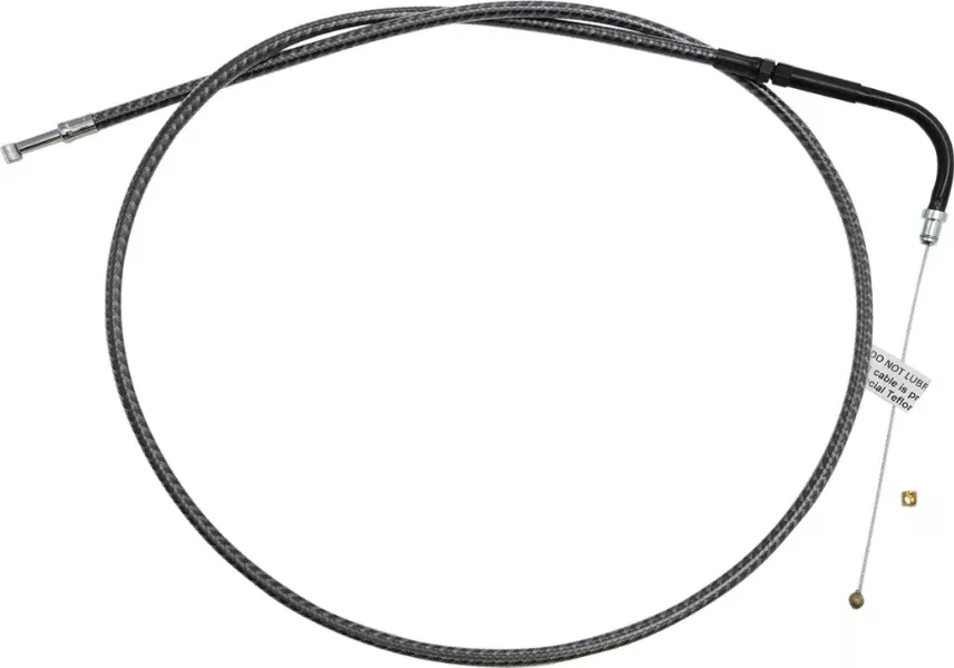 Magnum KARBONFIBR 40 1/2" Throttle Cable Smooth 90 Degree Harley Big Twin 84-17