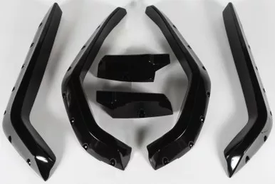 Maier Fender Extensions Rzr Black Se T Of 4. 3"Extension - 495250
