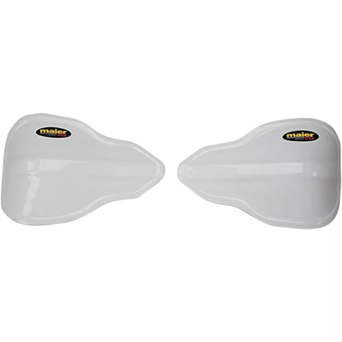 Maier Plastic Handguards — Mounting Hardware Included Cover Plastic White – 595161