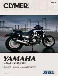 MANUAL Fours V-MAX 1985-2003, CLYMER M375 REPAIR Maintenance