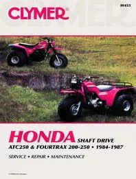 MANUAL TRX200/250 CLYMER