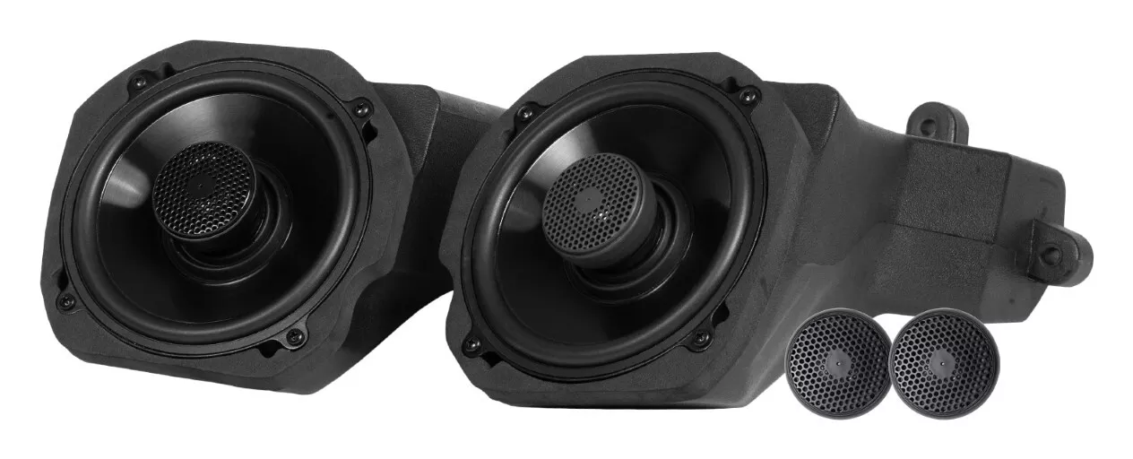 MB Quart Front Speakers With Enclosures Polaris RZR / Pro / XP 2020-2026