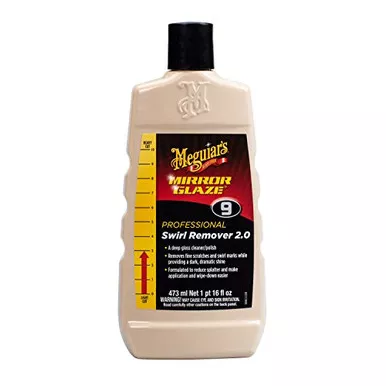 Meguiar's M0916 Mirror Glaze Swirl Remover No.9, 16 Fl oz