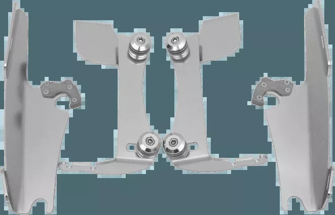 Memphis Shades Fats/Slim No-Tool Windshield Mounting Hardware for VTX 1300R/S '03-up (covered forks)