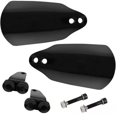 Memphis Shades Hand Guards (Black/Black) for 14-20 Harley FLHX2