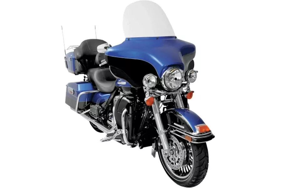 Memphis Shades Replacement Windshield 15" Clear for FLHT, FLHTC, FLHX, FLHTK & FL Trikes '96-13