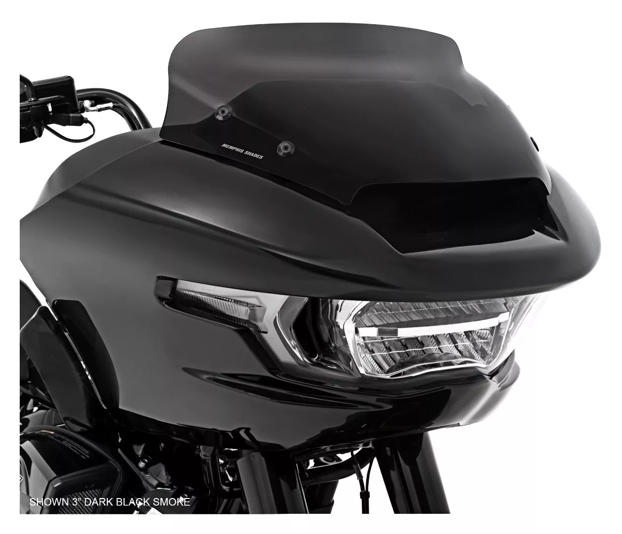 Memphis Shades Spoiler Windshield For Harley Road Glide 2023-2026