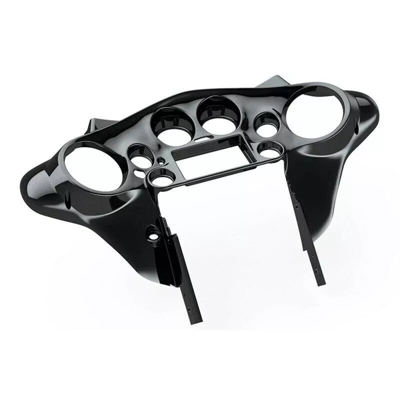Metra 95-HDIF Black Double DIN Radio Batwing Fairing Install Kit Harley 98-13