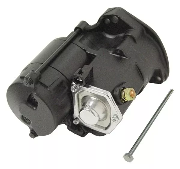 Mid USA 17091 V-Factor Black High Torque Starter Motor 89-06 Harley Big Twin