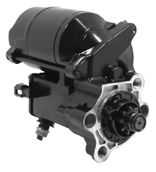 Mid USA 17094 V-Factor Black High Torque Stater Motor 81+ Harley Sportster