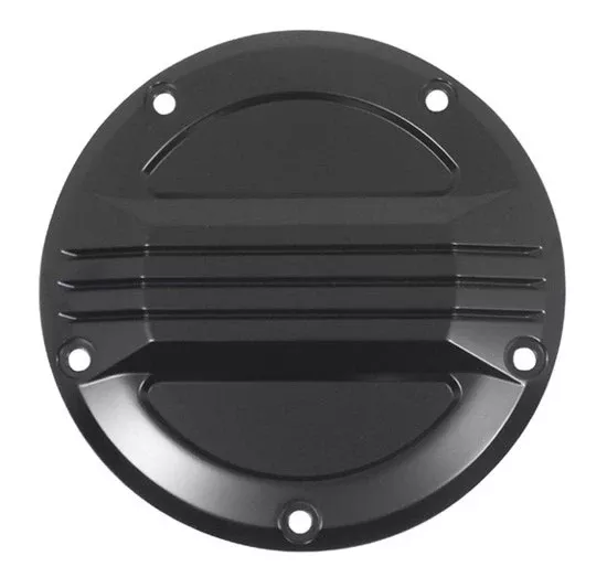 Mid USA 78159 V-Factor Black Aluminum 3 Line Derby Cover1999+ Harley Big Twin