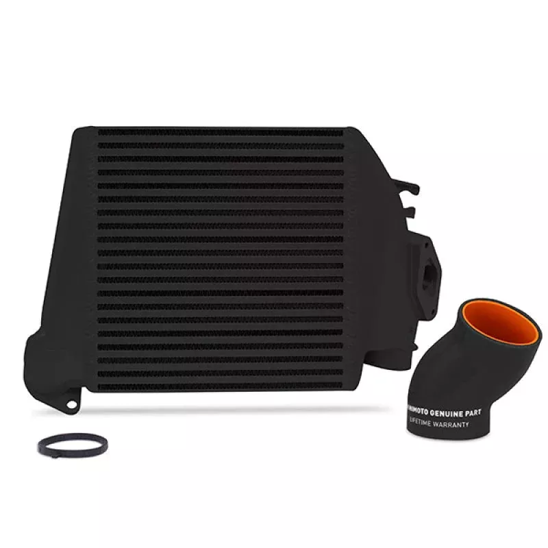 Mishimoto Top-Mount Intercooler Kit – Powder Coated Black & Black Hoses fits 2005-2014 Subaru Forester, Impreza, Legacy, Outback