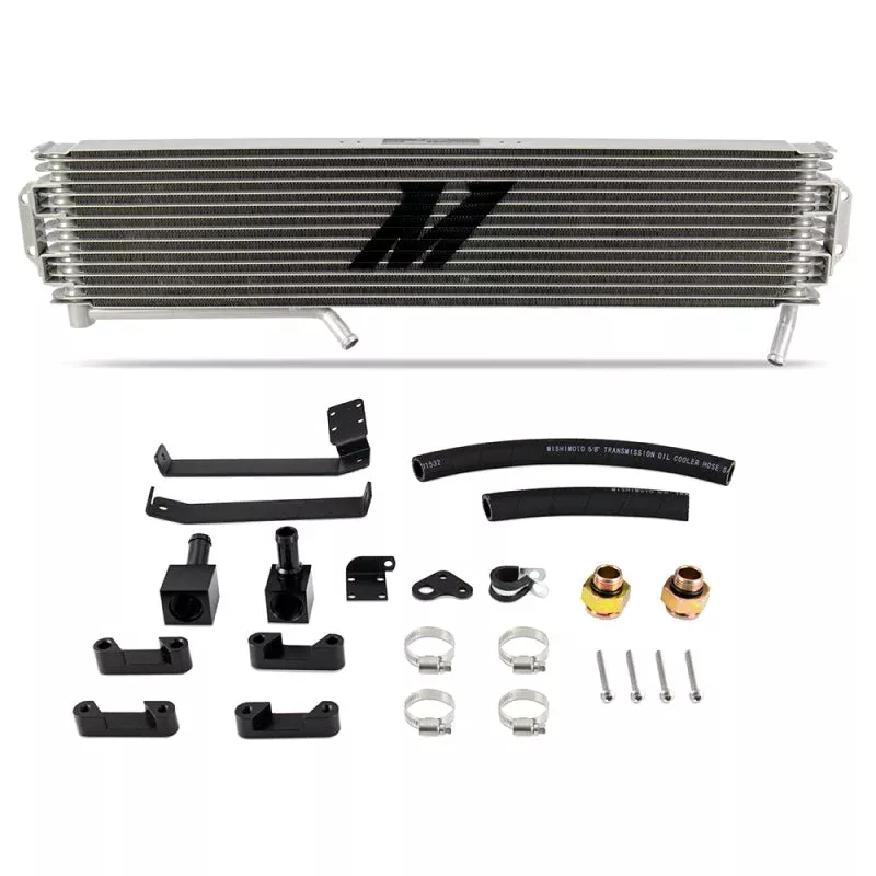 Mishimoto Transmission Cooler – Silver fits 2017-2019 Chevrolet Silverado 2500 HD High Country, Silverado 3500 HD High Country 6.6L Duramax (L5P)