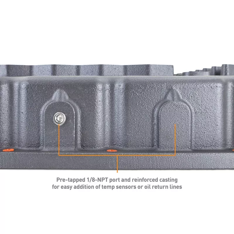 Mishimoto Transmission Pan – Cast – fits 2001-2023 Chrysler / Dodge / Jeep 6.7L Cummins 68RFE