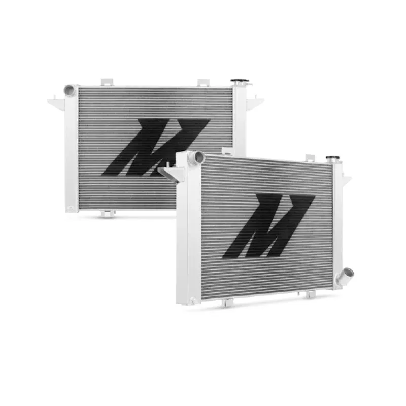 Mishimoto w/ Engine Polished Aluminum Performance Radiator fits 1990-1993 Dodge D250 / D350 / Ramcharger / W250 / W350