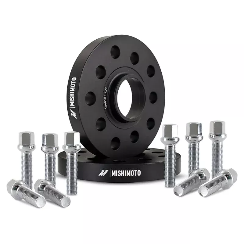 Mishimoto Wheel Spacers – 5×112 – M14 – Black fits 1995-2022 Audi / Volkswagen