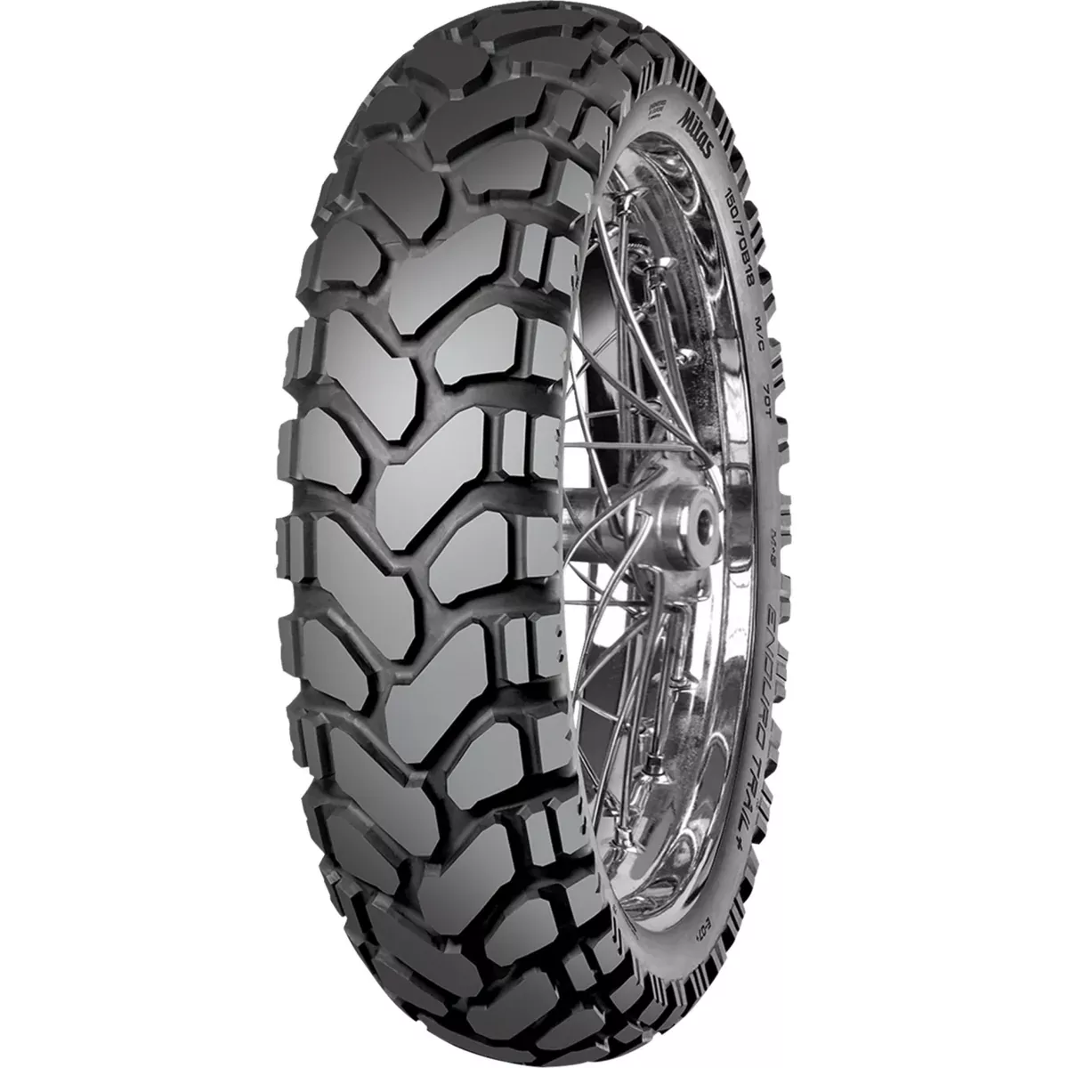 MITAS 0317-0804 70001044 Enduro Trail+ Tire Tire – Enduro Trail+ – Rear – 170/60B17 – 72H
