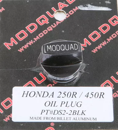 Modquad Oil Plug & Cap (Black) - DS2-2BLK