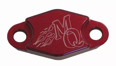MODQUAD PARKING BRAKE BLOCK OFF PLATE ANODIZED RED (PB-1RD)