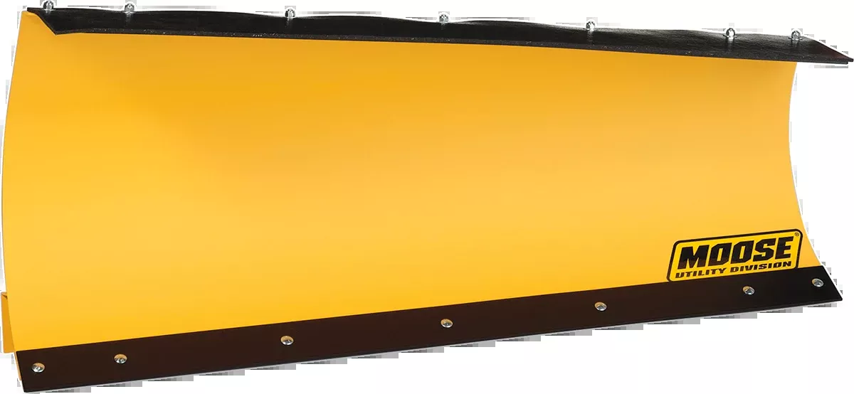 Moose 50" ATV UTV Side by Side Off Road Black Yellow County Snow Plow Blade