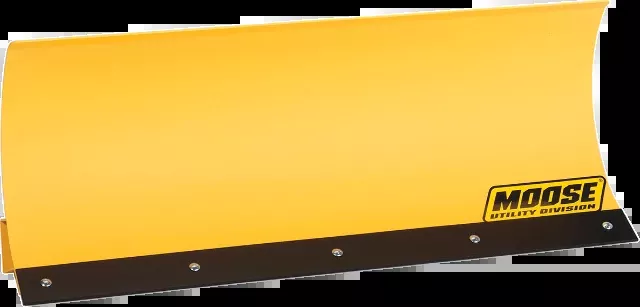 Moose ATV UTV Side by Side Offroad Black Yellow 60" Straight Snow Plow Blade