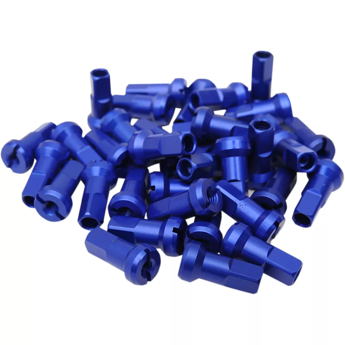 MOOSE OFFROAD 0211-0189 24-820 MX1 Billet Spoke Nipples Spoke Nipples - MX1 - Blue - 8 Gauge - Set
