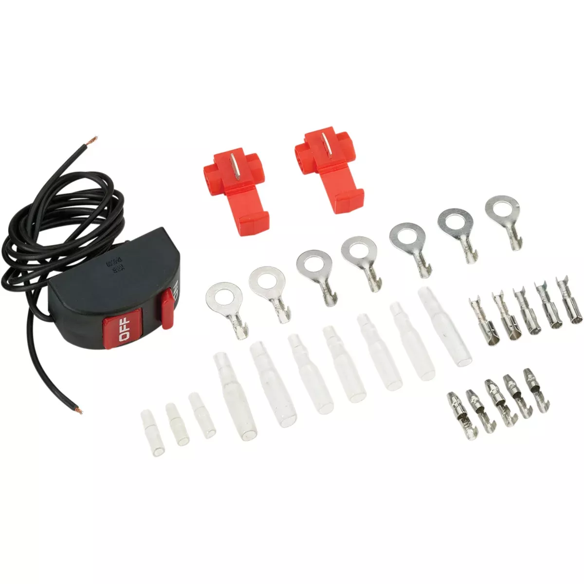 MOOSE OFFROAD 0616-0233 688-8101 Universal On/Off Flat Mount Toggle Switch Switch – On/Off – Flat Mount