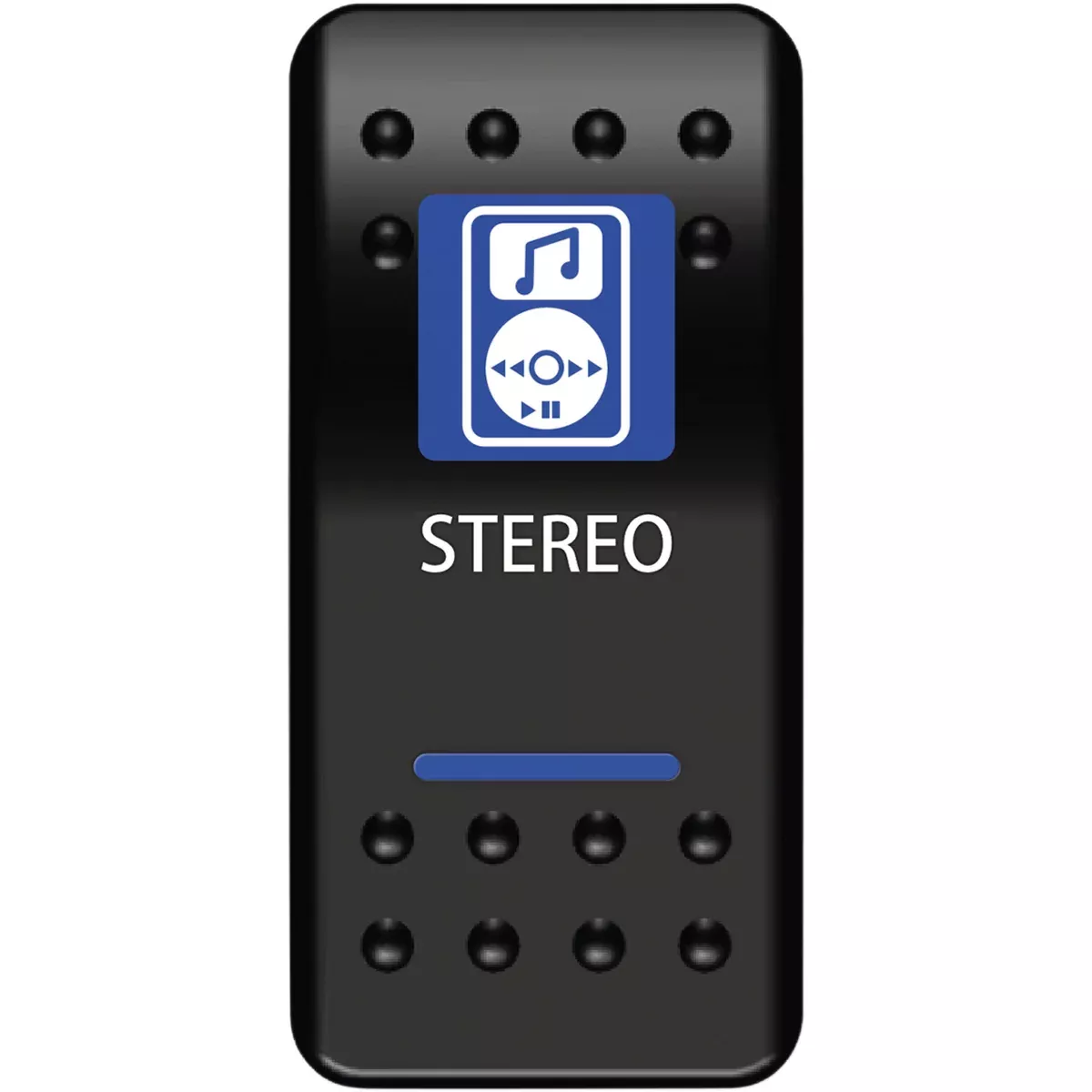 MOOSE OFFROAD 0616-0330 STR-PWR Rocker Switches Rocker Switch – Stereo