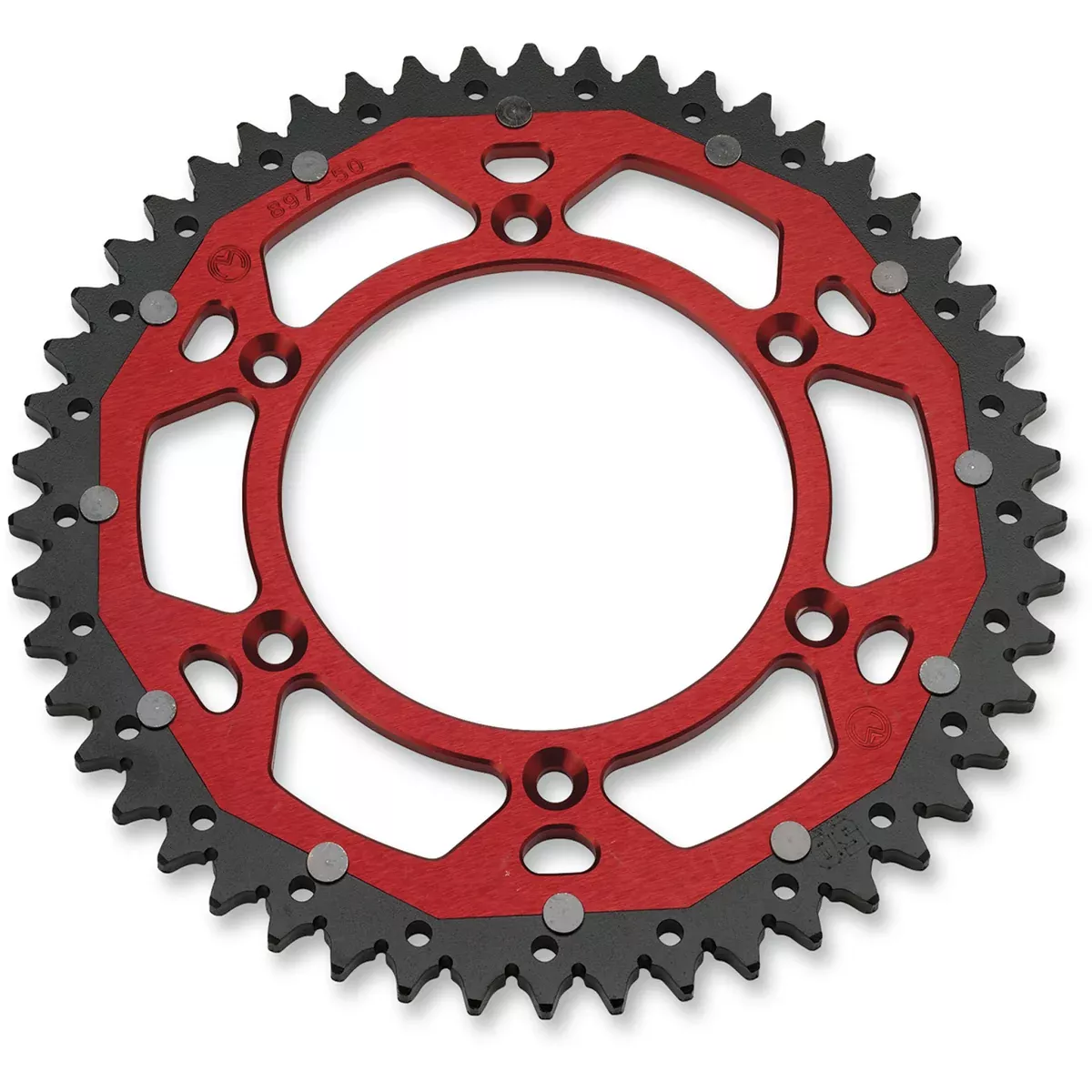 MOOSE OFFROAD 1210-1468 1210-210-50-13X Dual Sprocket red – 50 tooth