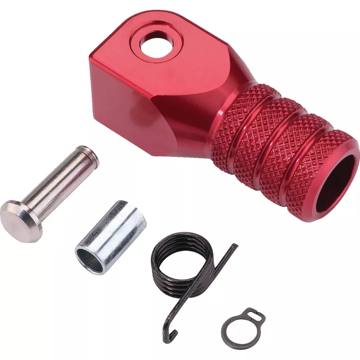 MOOSE OFFROAD 1602-1637 81-0000-02-10 Knurled Shift Tip Knurled Shift Lever Tip - 0 mm - Red