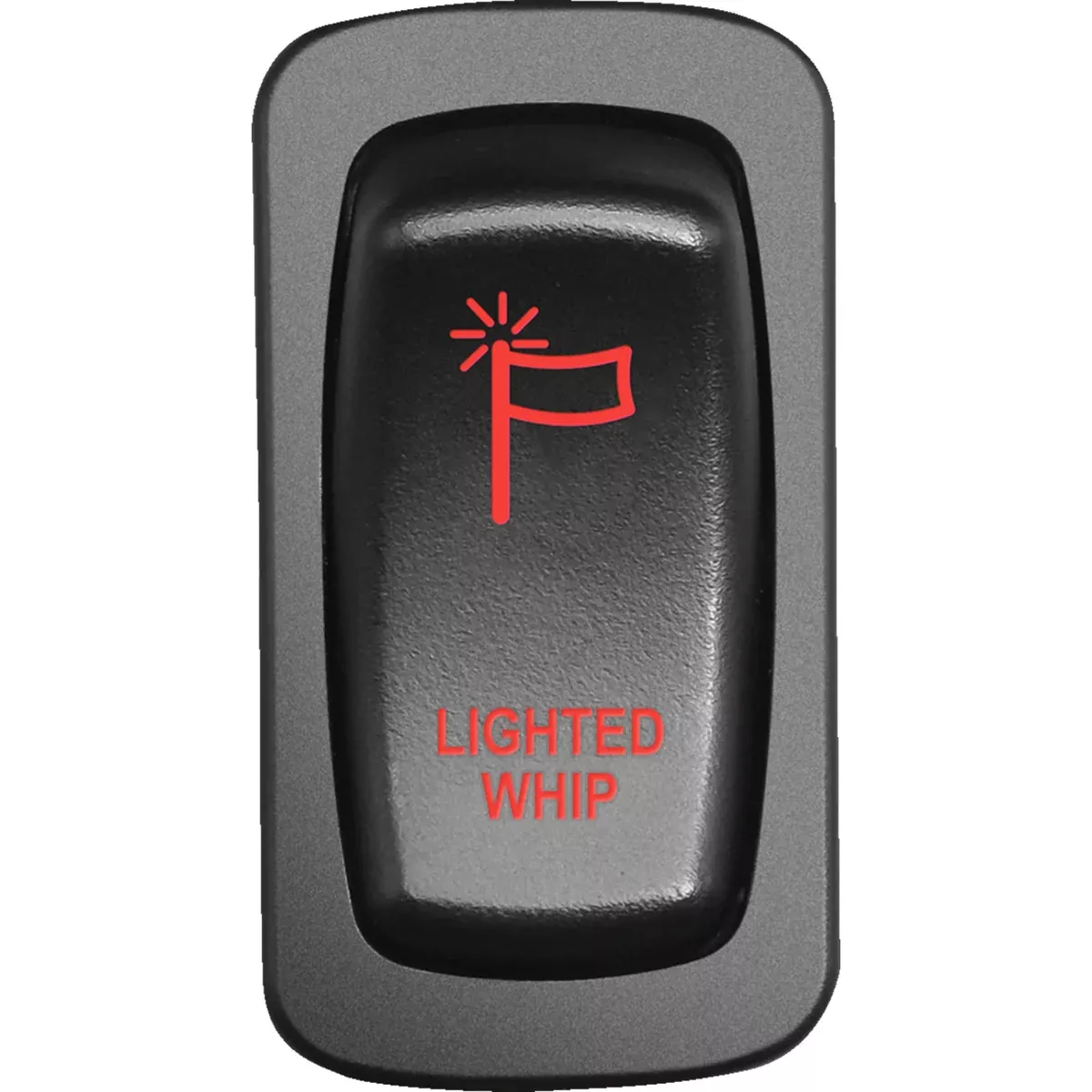 MOOSE OFFROAD 2106-0598 WHP-CAR-R Low-Profile Switch Switch – Whip Light – Red
