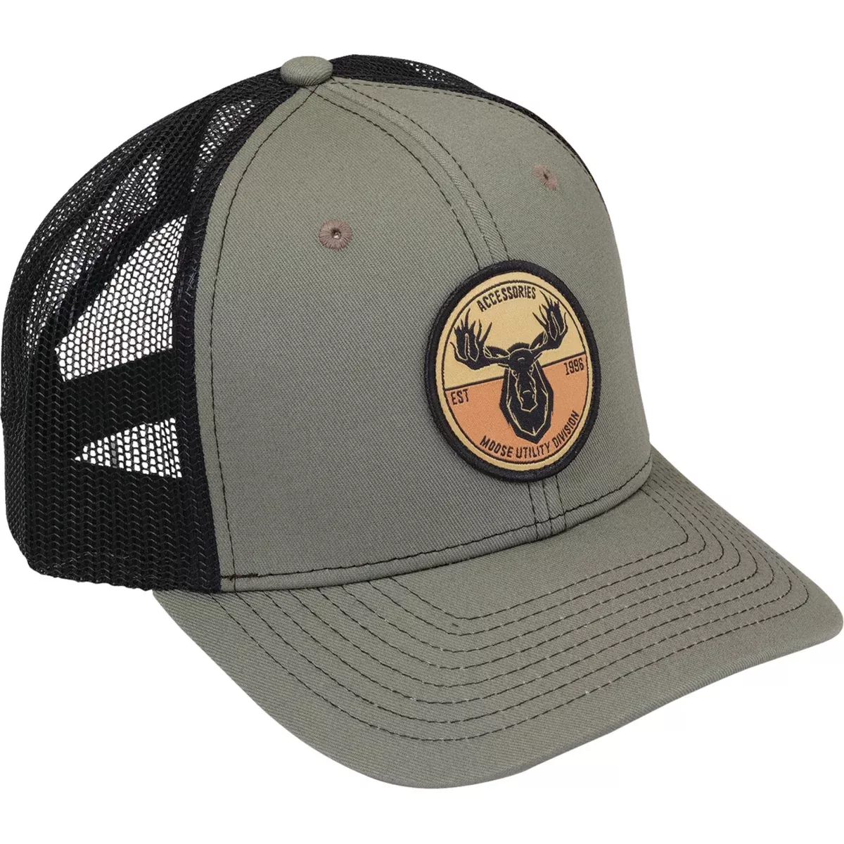 MOOSE OFFROAD 2501-4411 C2402770 MUD Badge Hat olive/black