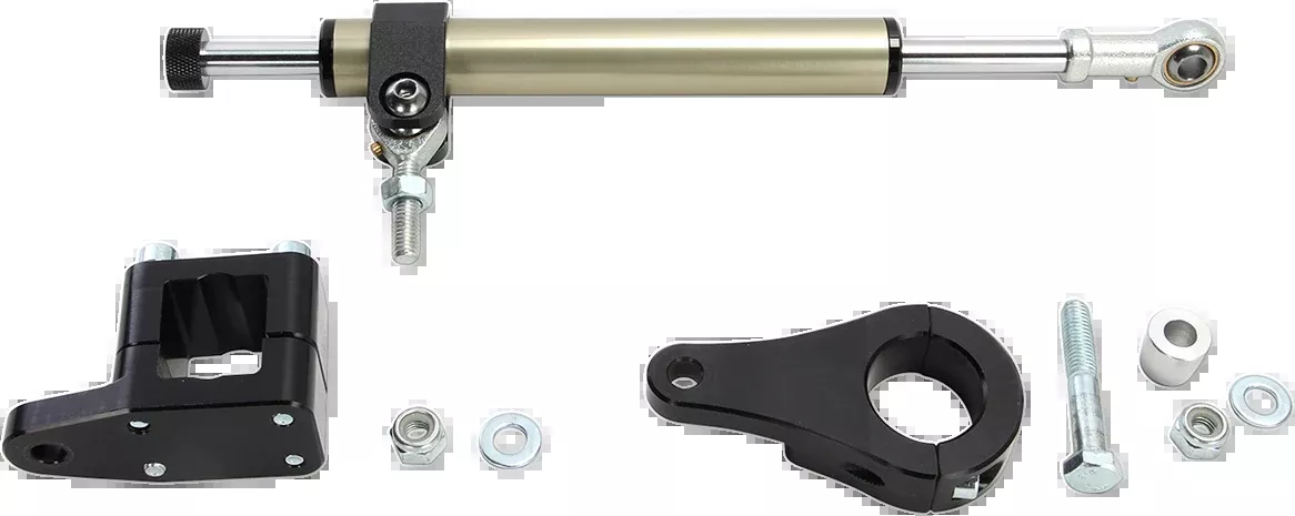 Moose Offroad 7-Way Steering Stabilizer – Black-BTS-S543-BK
